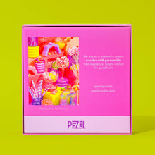 Load image into Gallery viewer, Pezel Puzzles - 🍭 Sweet Dreams 🌈 | 500 Piece Jigsaw Puzzle w/ Canvas Bag
