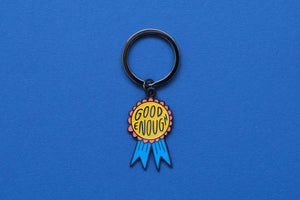JaneLi.Co - Good Enough Enamel Keychain