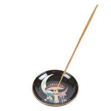 Load image into Gallery viewer, Forest Mushroom Ceramic Incense Plate
