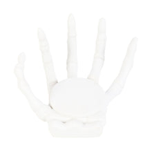 Load image into Gallery viewer, Gothic Halloween Skeleton Hand Coaster and Candle Holder
