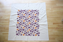 Load image into Gallery viewer, The High Fiber - *NEW* Autumn Floral Nasturtium Kitchen Towel, Handprinted
