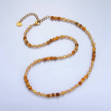 Load image into Gallery viewer, Malachite Gemstone Beaded Necklace |
