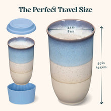 Load image into Gallery viewer, Nova Ceramics Travel Mugs - Cove Ceramic Travel Cup 16oz | Reusable Coffee Tumbler
