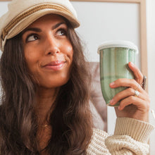 Load image into Gallery viewer, Nova Ceramics Travel Mugs - Emerald 12oz Ceramic Travel Mug – Reusable &amp; Stylish
