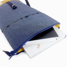 Load image into Gallery viewer, Mini Brightday Backpack: Denim Stitch
