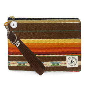 Miss Zip Wristlet: Sunset Stripes