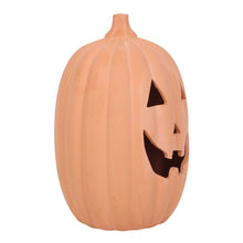 Load image into Gallery viewer, 30cm Terracotta Halloween Pumpkin Decoration
