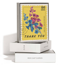 Load image into Gallery viewer, Red Cap Cards - 100 Percent thank you greeting card: Singles
