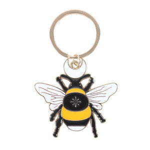 Luna Bee Enamel Key Ring Keychain