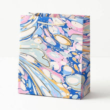 Load image into Gallery viewer, Paper Source Wholesale - Pink &amp; Blue Marble Gift Bag: Small
