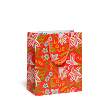 Load image into Gallery viewer, Red Cap Cards - Peace and Love Amaryllis gift bags: Large
