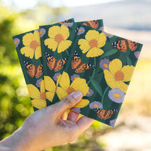 Load image into Gallery viewer, Lesley Goren - Everyday Card- Spring Wildflowers and Stripes: Single
