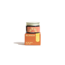 Load image into Gallery viewer, Urb Apothecary - Pot of Gold Regenerative Face Balm – Sun Damage Repair: 16.4 GRAMS (.5 OZ) GLASS JAR

