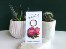 Load image into Gallery viewer, Ofelia Protea Flower Keychain 
