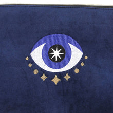 Load image into Gallery viewer, All Seeing Eye Velvet Make Up Bag
