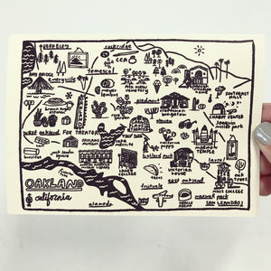 Oakland Map Card