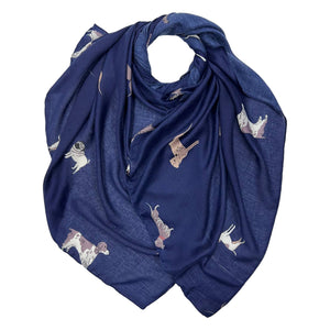 Dog printed scarf