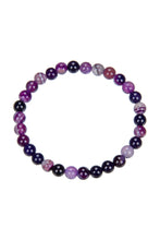 Load image into Gallery viewer, Chevron Amethyst Bracelet B1978: 4MM
