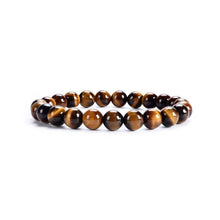 Load image into Gallery viewer, Earths Elements Wholesale - Crystal Bracelet - 8mm Tiger's Eye, pack of 5
