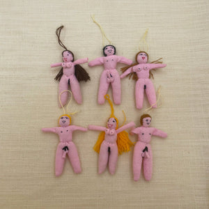 Nude Arpillera Dolls, Peru