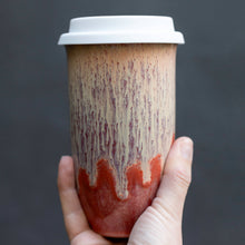 Load image into Gallery viewer, Nova Ceramics Travel Mugs - Jupiter Ceramic Travel Cup – 16oz with Lid &amp; Sleeve
