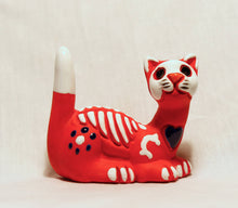 Load image into Gallery viewer, Ceramic Skelly Cats, Peru
