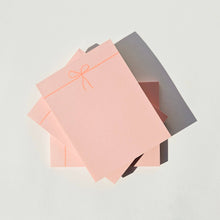Load image into Gallery viewer, Bromstad Printing Co. - Bow - Risograph Small Notepad
