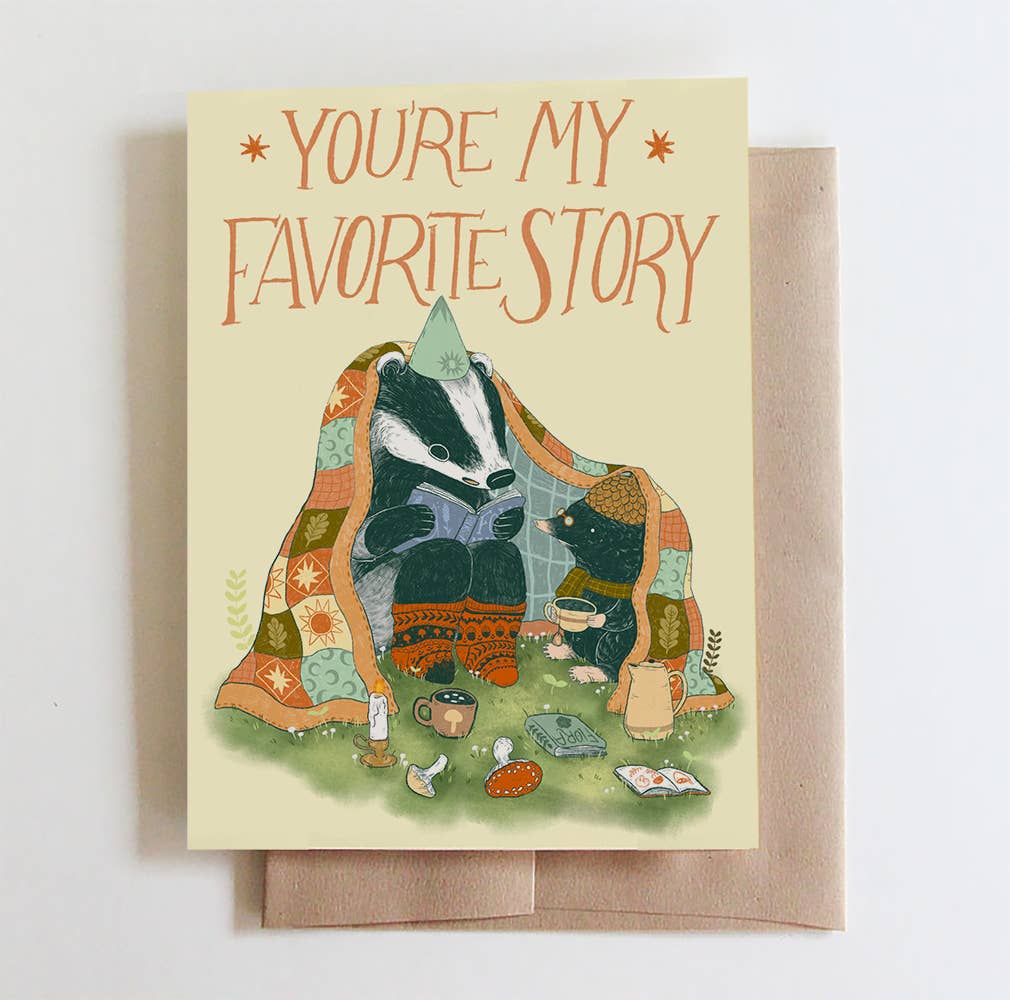 You're My Favorite Story Card