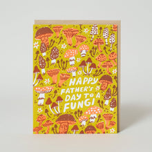 Load image into Gallery viewer, Egg Press Manufacturing - Fungi Father's Day Greeting Card by Phoebe Wahl: Paper tab
