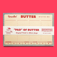 Load image into Gallery viewer, Bromstad Printing Co. - Butter - Risograph Notepad

