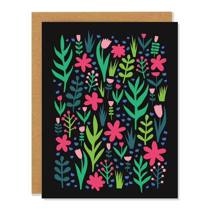 Flower Field - Greeting Card