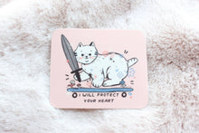 Load image into Gallery viewer, I Will Protect You Cat Sticker
