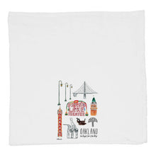 Load image into Gallery viewer, Oakland Collage Tea Towel
