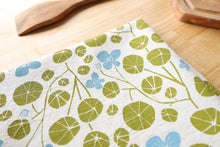 Load image into Gallery viewer, The High Fiber - *NEW Spring Nasturtium Kitchen Towel, Natural Cotton
