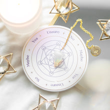 Load image into Gallery viewer, Opalite Pendulum Divination Kit
