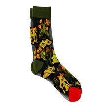 Load image into Gallery viewer, Floral and Fauna Mesh Socks
