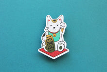 Load image into Gallery viewer, JaneLi.Co - Go Away Maneki Neko Cat Sticker
