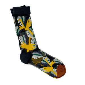 Floral and Fauna Mesh Socks