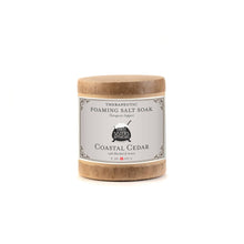 Load image into Gallery viewer, Soap Cauldron - Therapeutic Foaming Bath Salt Soak Coastal Cedar: Small

