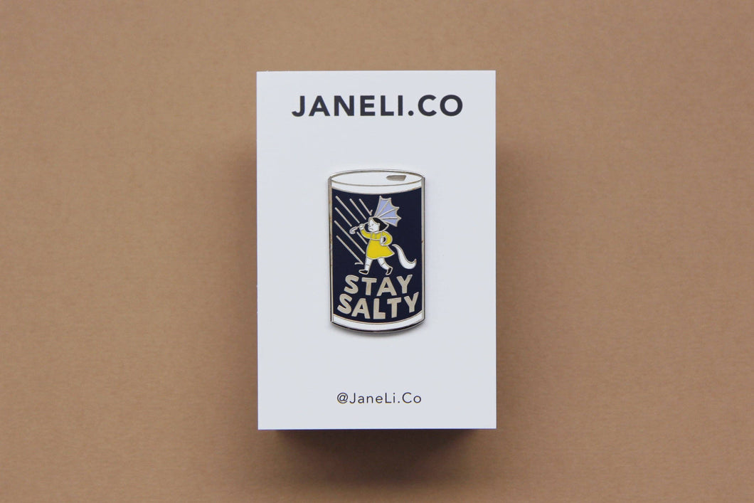JaneLi.Co - Stay Salty Enamel Pin