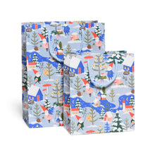 Load image into Gallery viewer, Red Cap Cards - Holiday Gnomes gift bags: Medium
