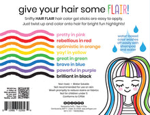 Load image into Gallery viewer, SNIFTY - HAIR FLAIR - Hair Color Gel Sticks Set of 8
