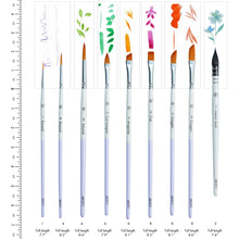 Load image into Gallery viewer, Artify - ARTIFY 9 PCS Travel Watercolor Brushes for Beginners &amp; Pros: 9 PCS Camellias
