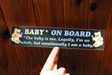 Load image into Gallery viewer, Baby On Board Bumper Sticker
