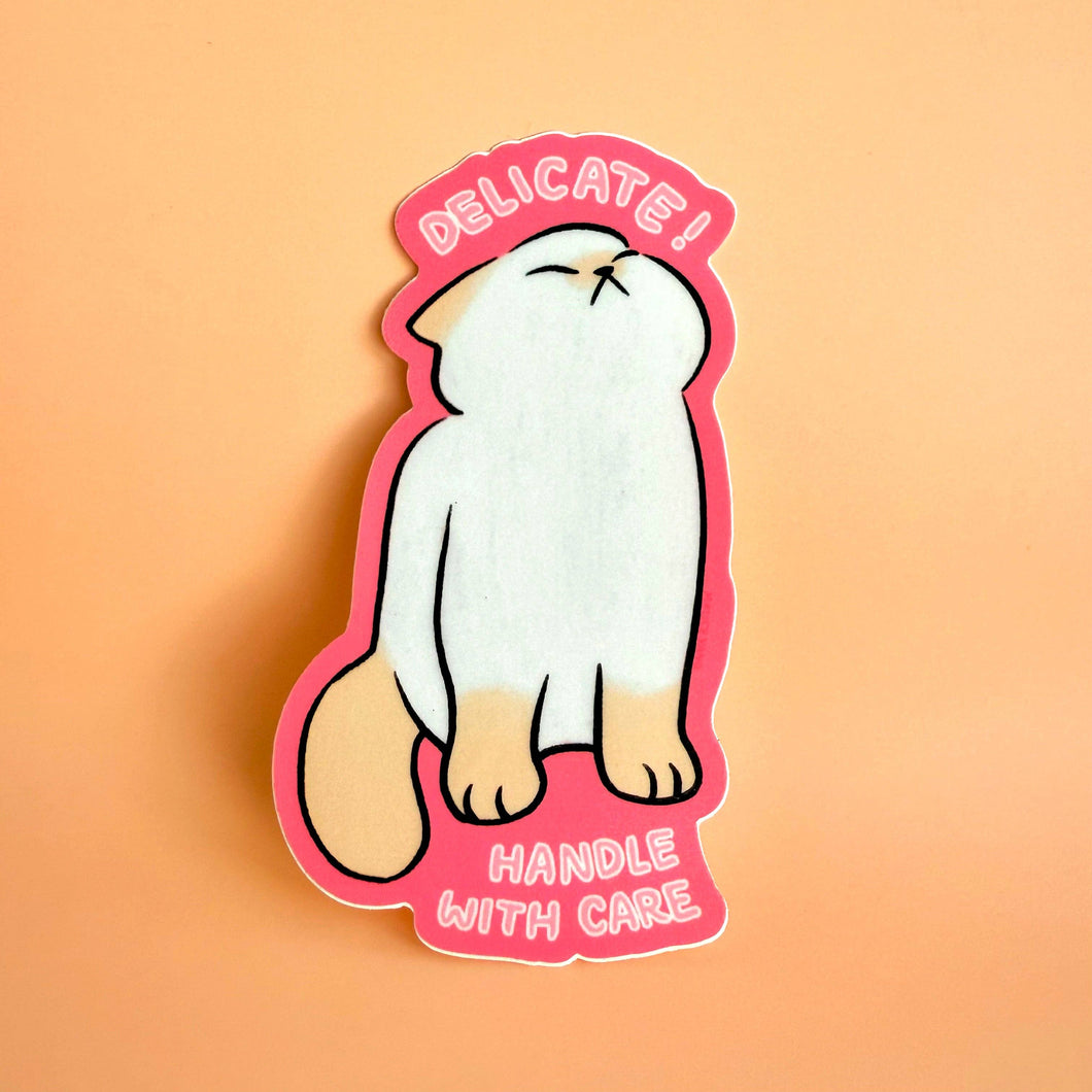 Alice Yang - Delicate Baby Cat Waterproof Vinyl Sticker