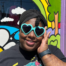 Load image into Gallery viewer, Wokeface - Heart Sunglasses: Baby Pink
