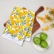 Load image into Gallery viewer, Poppies - Wildflowers - Tea Towel
