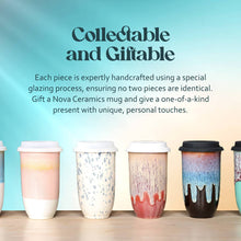 Load image into Gallery viewer, Nova Ceramics Travel Mugs - Cove Ceramic Travel Cup 16oz | Reusable Coffee Tumbler
