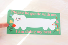 Load image into Gallery viewer, Tender Ghost - Please Be Gentle Bumper Sticker
