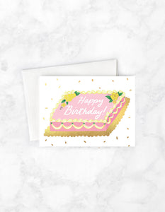 Sheet Cake Card